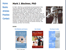 Tablet Screenshot of markblechner.com